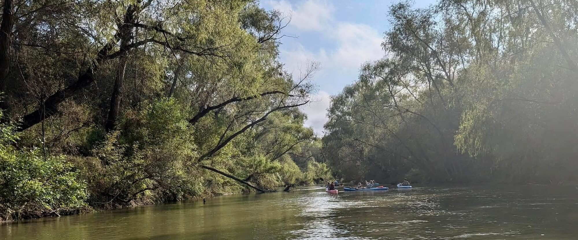 Paddlers on the Goliad Canoe Trail 2024